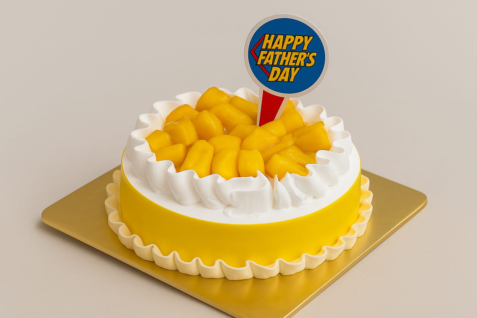 Mango Father's Day Cake